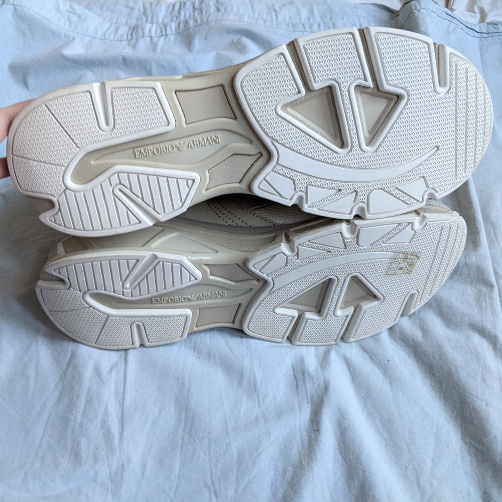 NWT Emporio Armani Travel Essential Mesh and Suede Sneakers size 13 - Picture 4 of 10